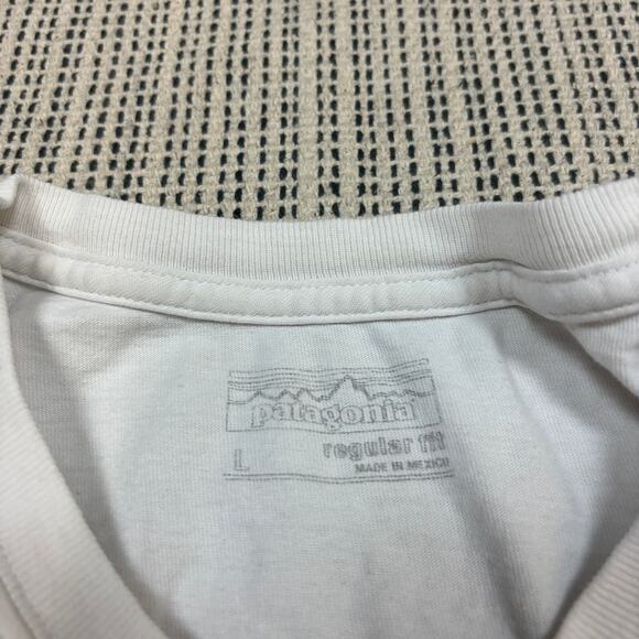 Patagonia P-6 Logo Long Sleeve Regular Fit T Shirt Men's Large Gorpcore - Picture 5 of 11